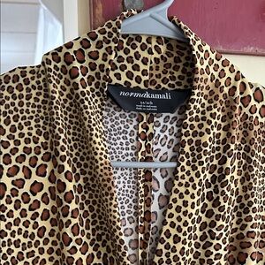 Norma Kamali Leopard Print Women's dress